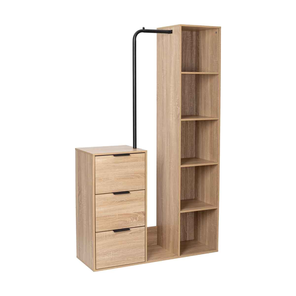 Cavalete NOKTRA castanho 167cm by hôma, photo 1