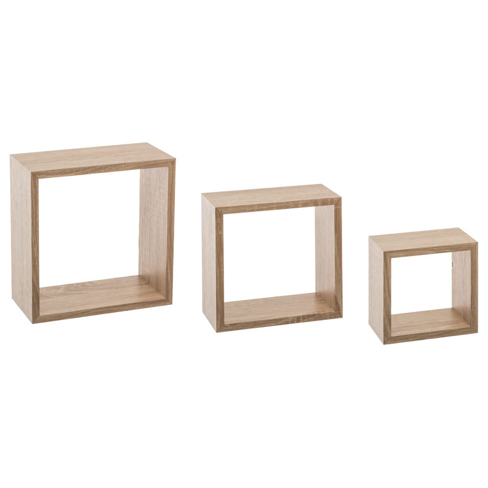 Conjunto de 3 estantes cubo 15/20/25cm by hôma, photo 1