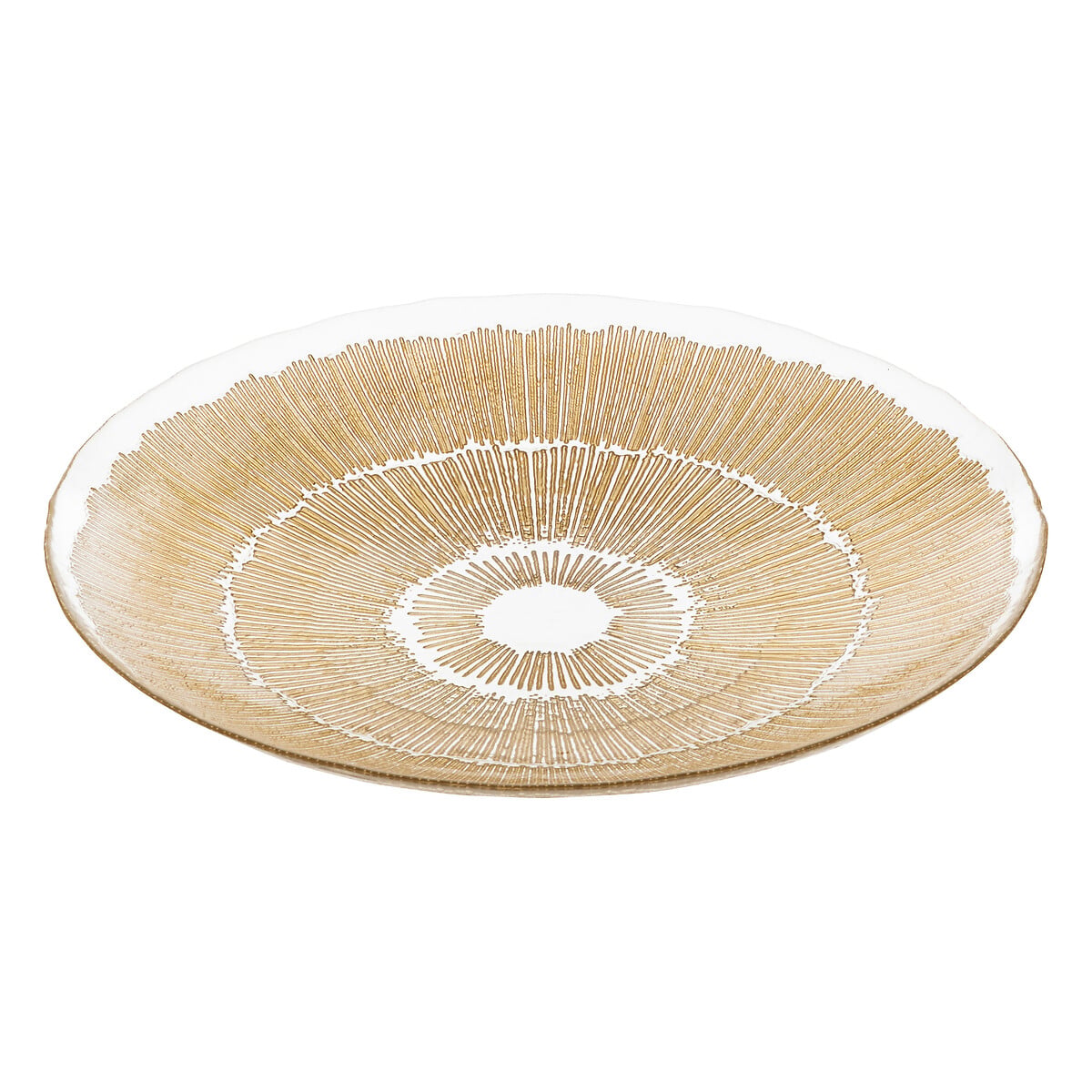 Centro de mesa em vidro dourado DJINA 40cm by hôma, photo 1