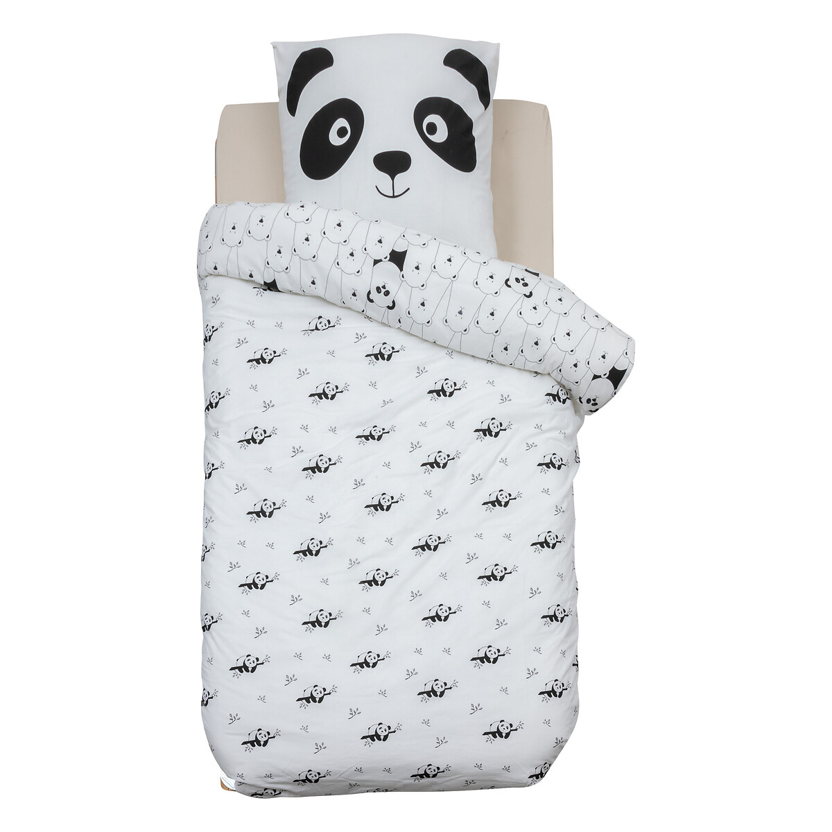 Capa de edredão com fonha de almofada PANDA 140x200cm da hôma, fotografia 1