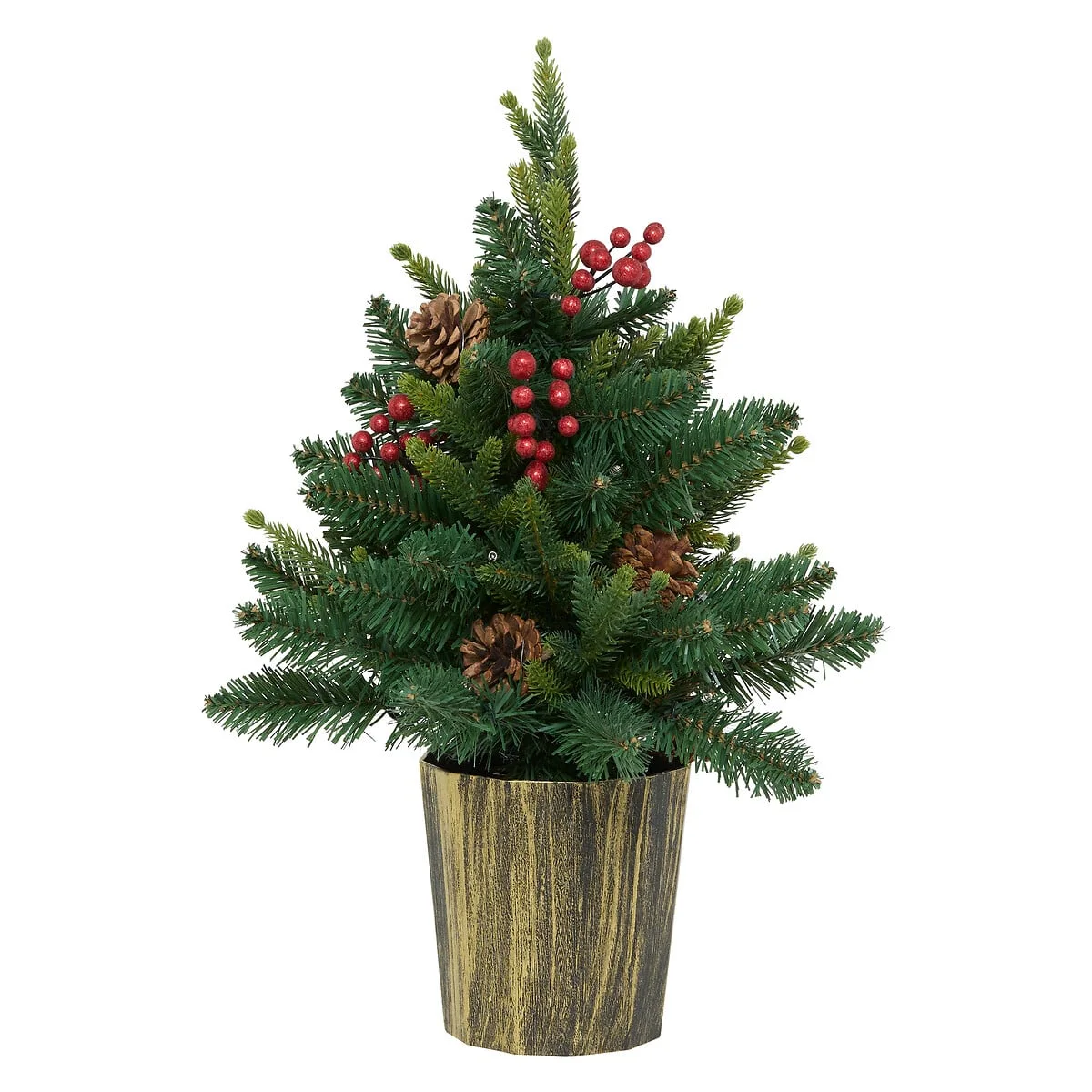 Árvore de natal decorativa com LED branco quente 50cm by hôma, photo 1