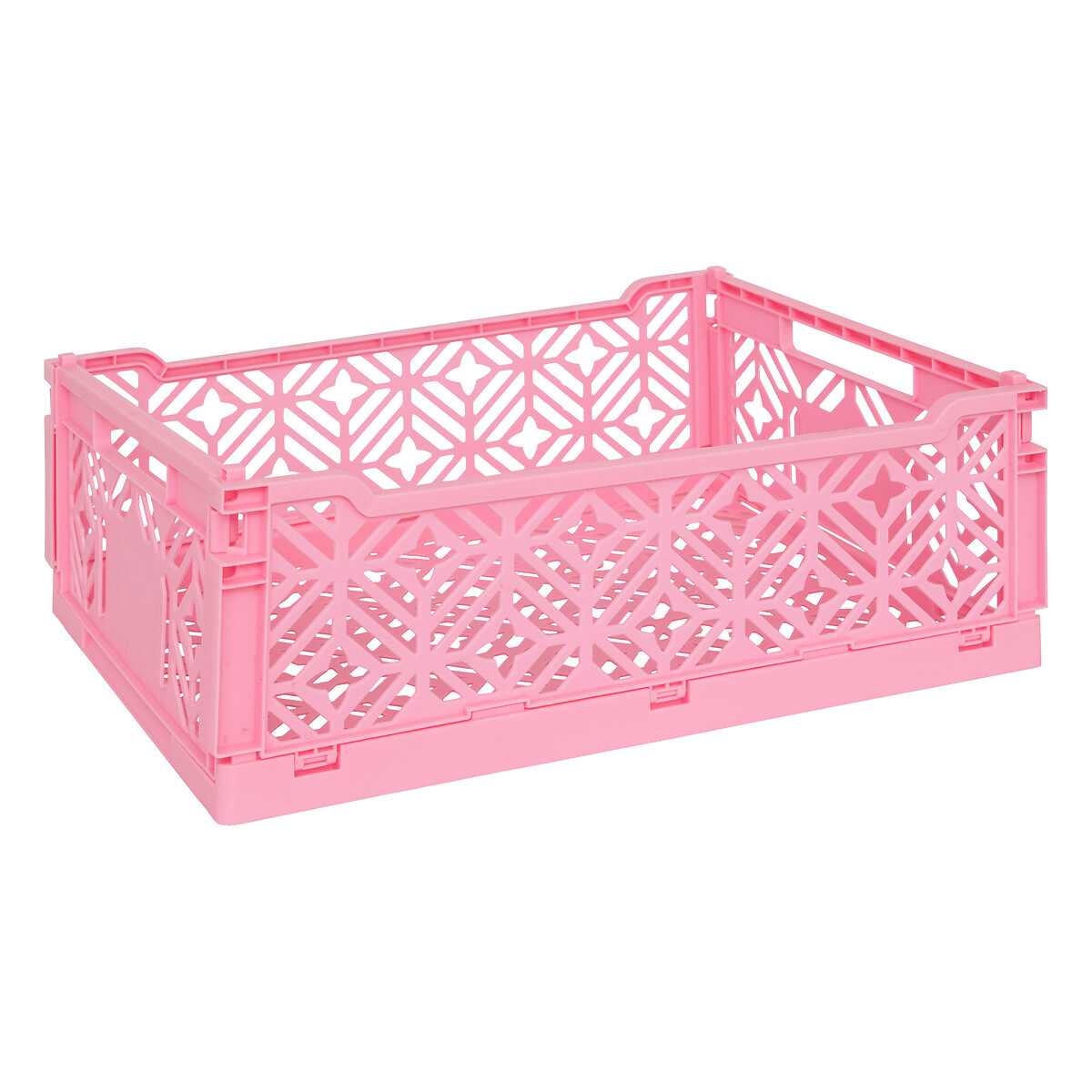 Caixa dobrável rosa 15x30x40cm da hôma, fotografia 1