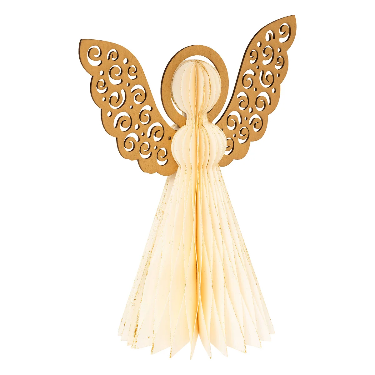 Anjo cru/dourado 25cm da hôma, fotografia 1