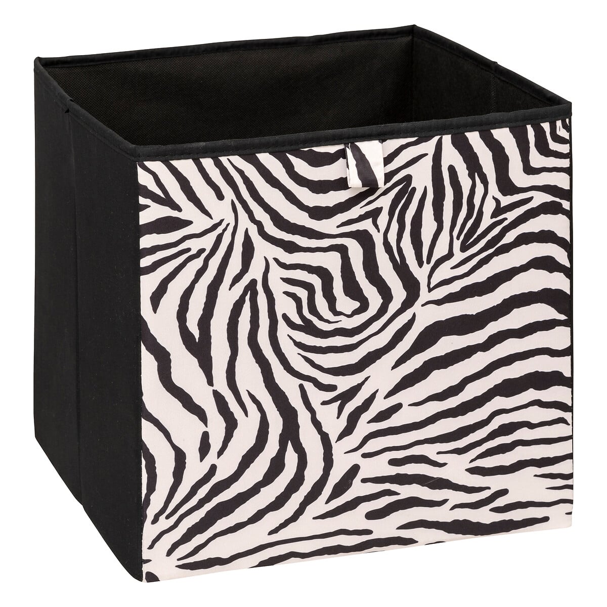 Caixa de arrumação padrão zebra 31x31cm by hôma, photo 1