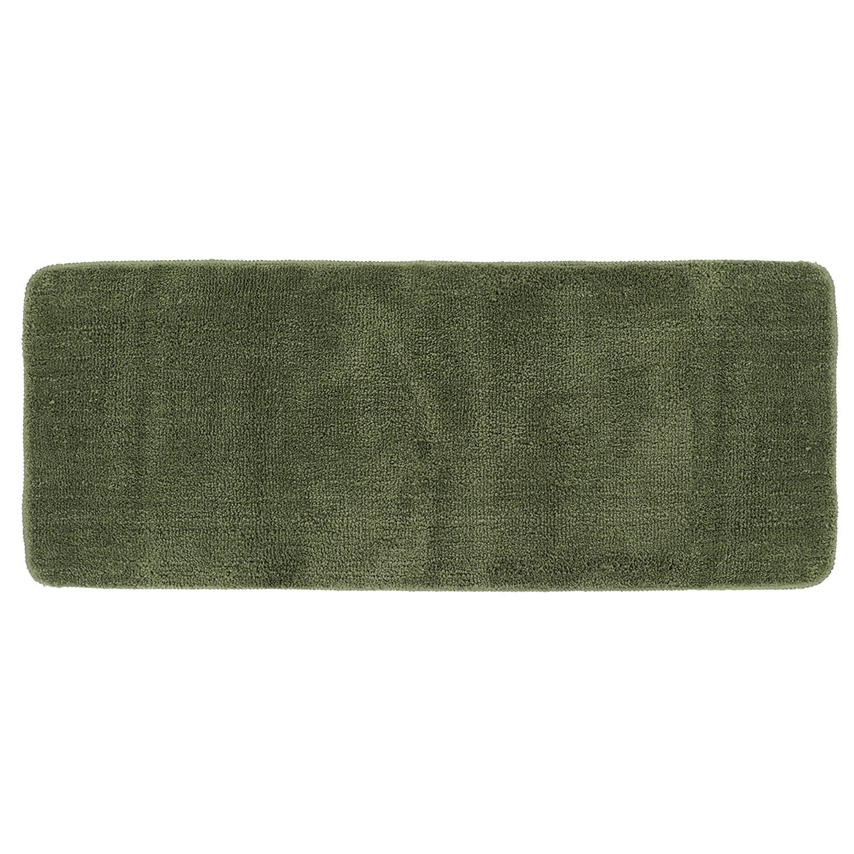Tapete wc microfibra especial verde caqui 50x120cm da hôma, fotografia 1