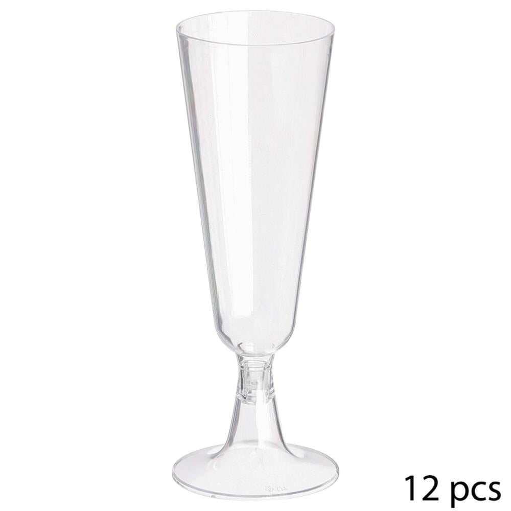 Conjunto de 12 flutes descartáveis da hôma, fotografia 1