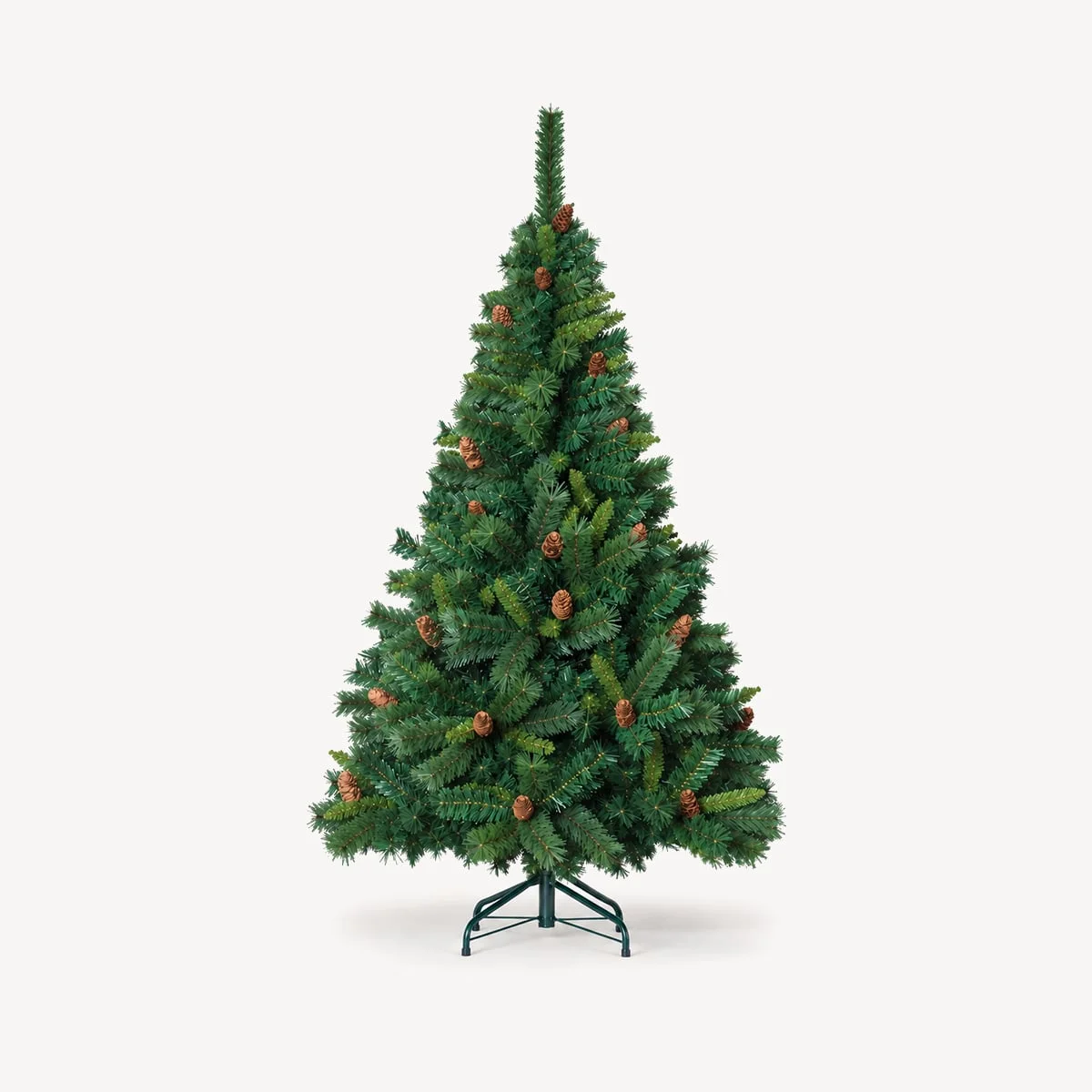 Árvore de natal ROYAL MAJESTIC verde com pinhas 150cm by hôma, photo 1