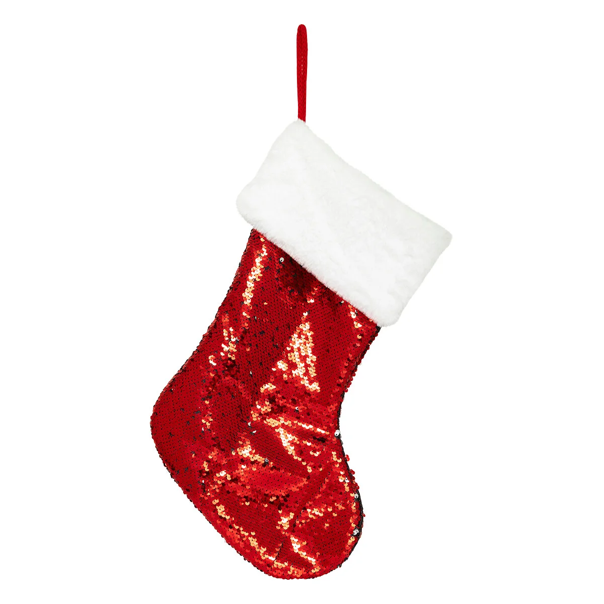 Bota de natal com lantejolas vermelhas 50cm by hôma, photo 1