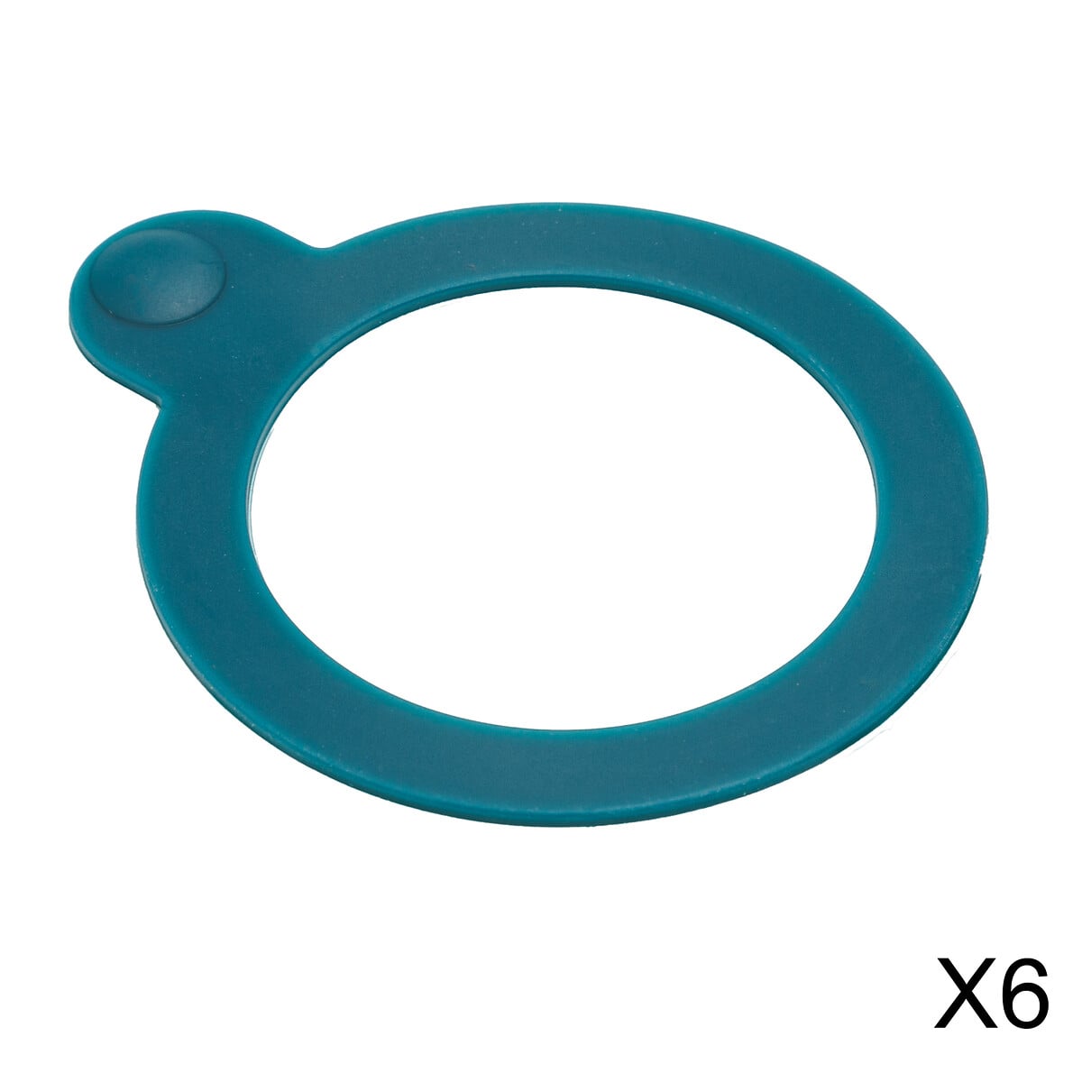 Conjunto de 6 vedantes em silicone para jarro 8,6cm da hôma, fotografia 1
