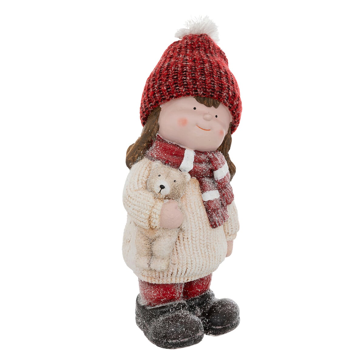 Figura de menina com urso de peluche 38cm da hôma, fotografia 1