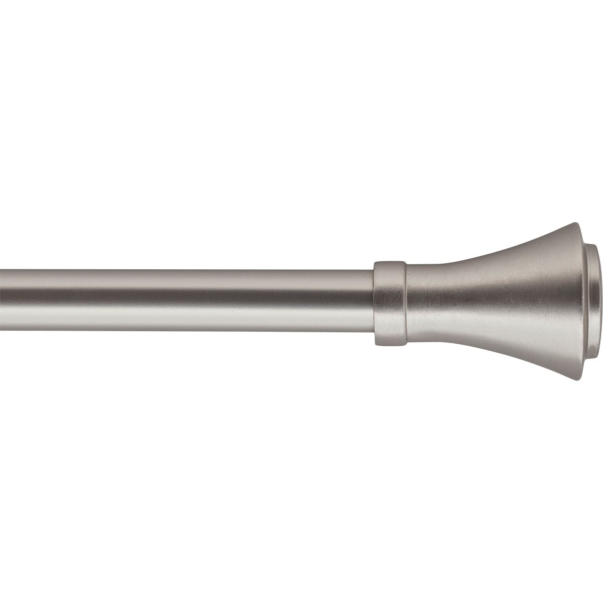 Kit varão extensível BRASSERIE prateado 120-210cm da hôma, fotografia 1