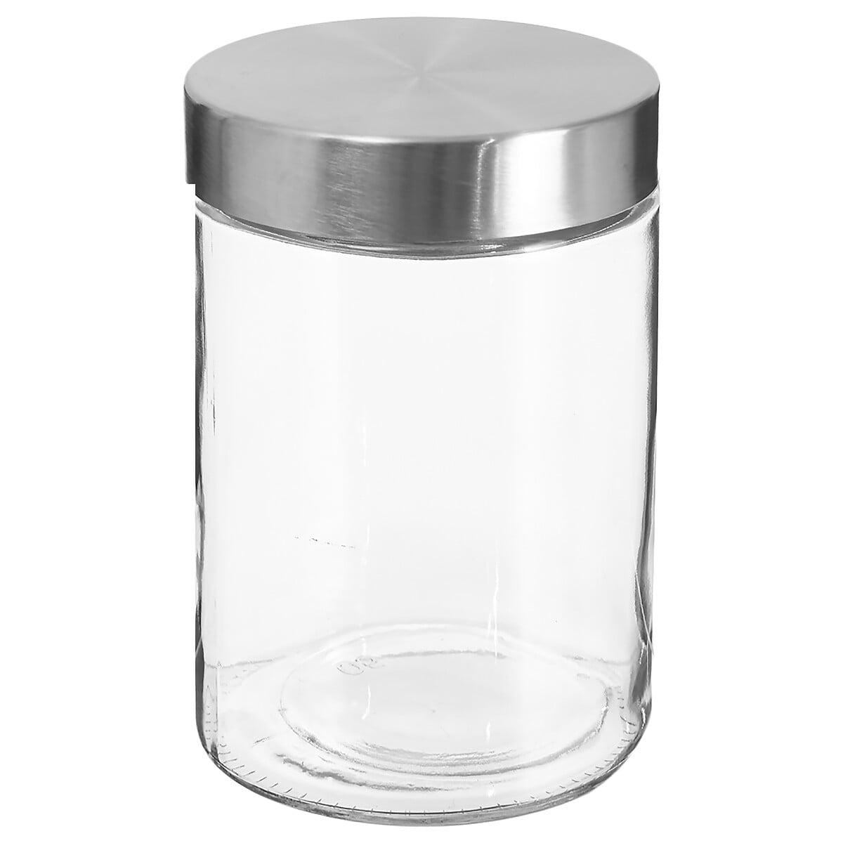 Frasco de vidro com tampa em inox 1,2l da hôma, fotografia 1