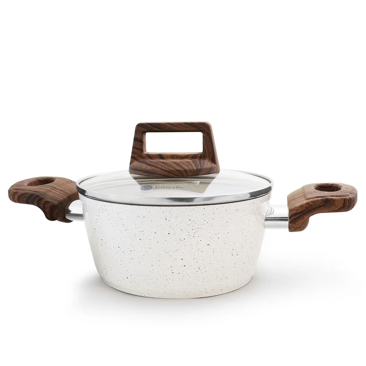 Caçarola STONEBRIGHT com tampa de vidro 16cm da hôma, fotografia 1