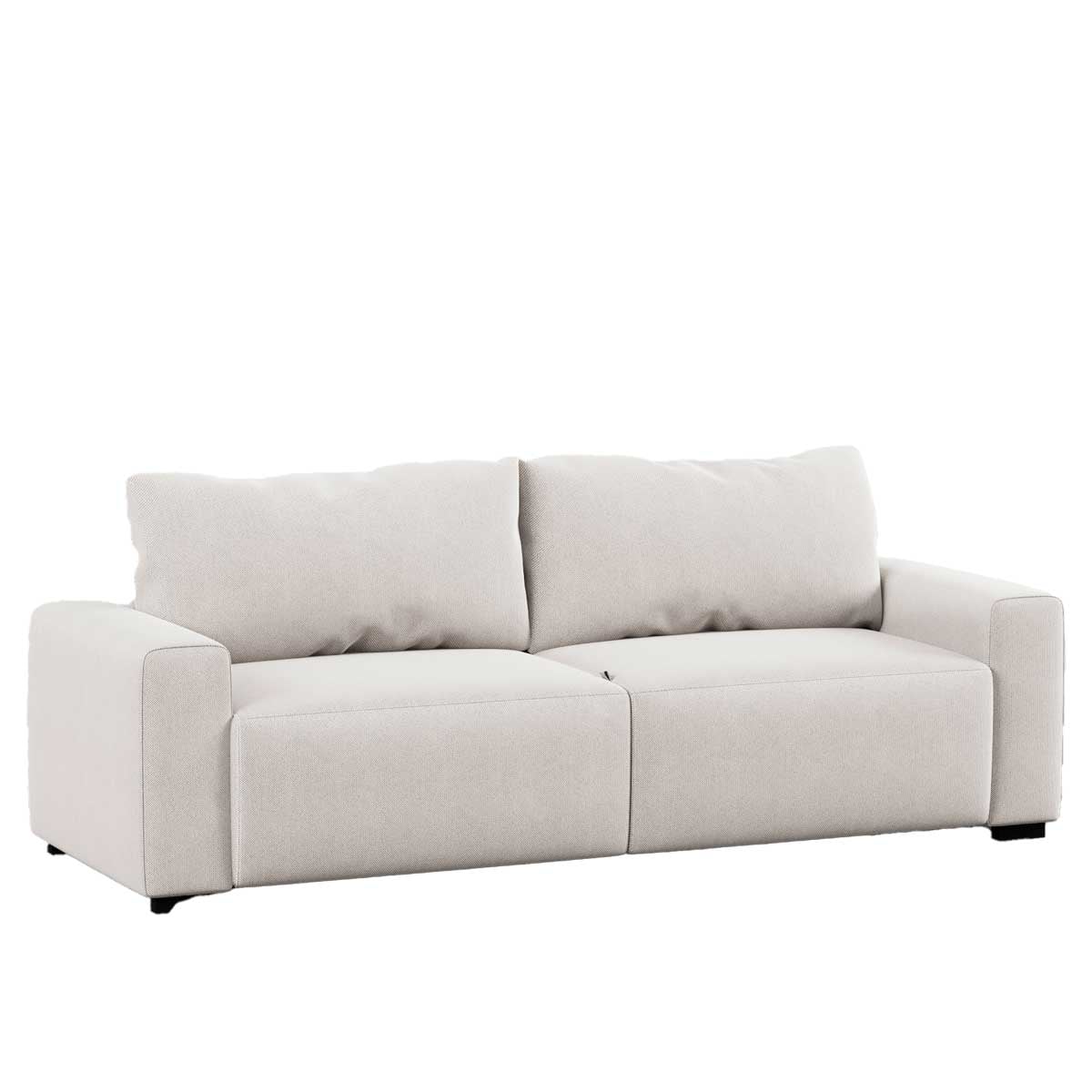 Sofá cama com costas rebatíveis HAIA bege by hôma, photo 1