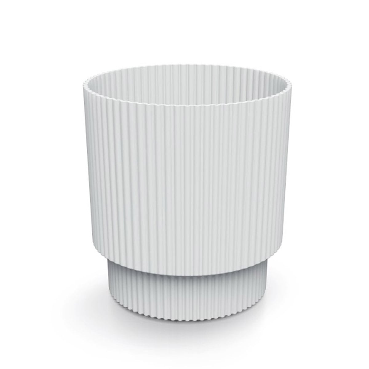 Vaso MILLY round branco 15cm da hôma, fotografia 1