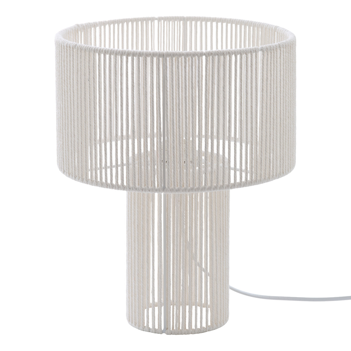 Candeeiro de mesa branco em metal 34cm by hôma, photo 1
