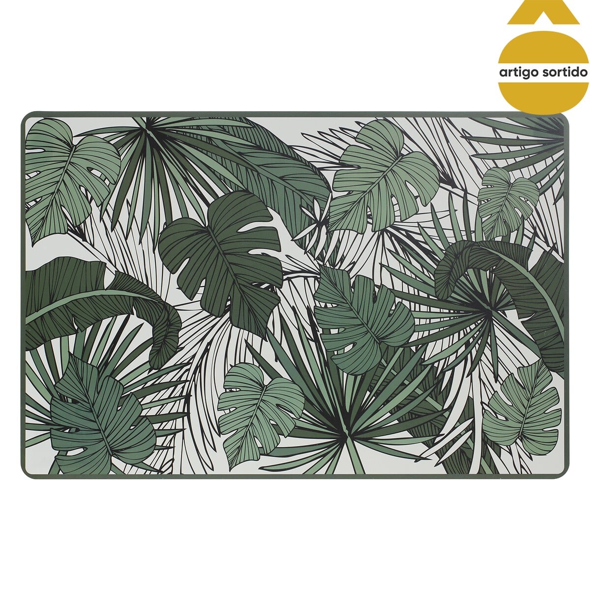 Individual de mesa jungle verde 30x45cm