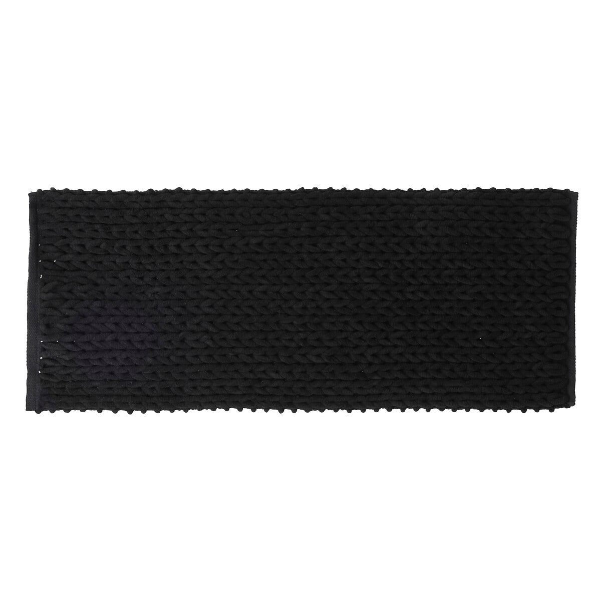 Tapete wc espesso preto 50x120cm da hôma, fotografia 1