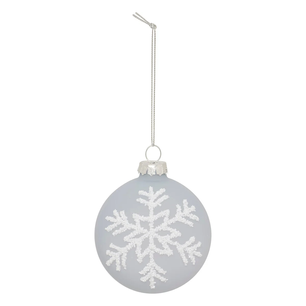 Bola de natal floco de neve 7cm da hôma, fotografia 1