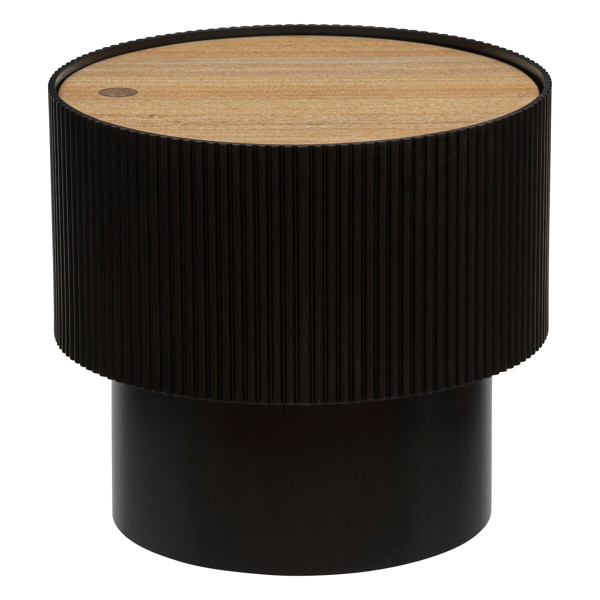 Mesa de apoio ENOLA preta e bege da hôma, fotografia 1