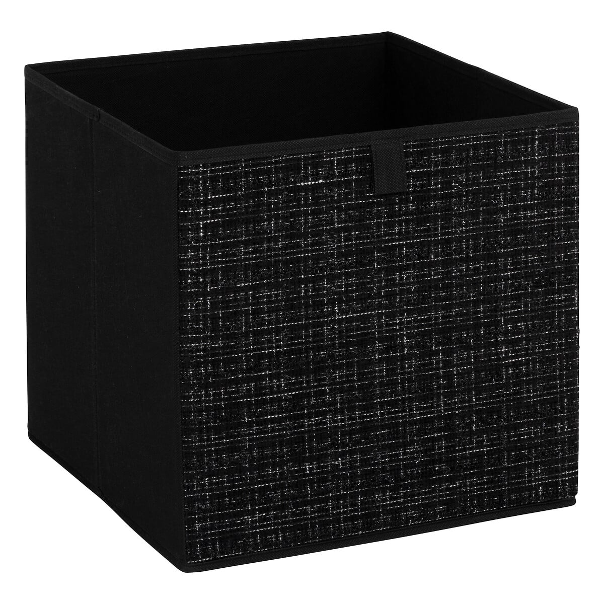 Caixa De Arrumação Preto TWEED 31x31cm da hôma, fotografia 1