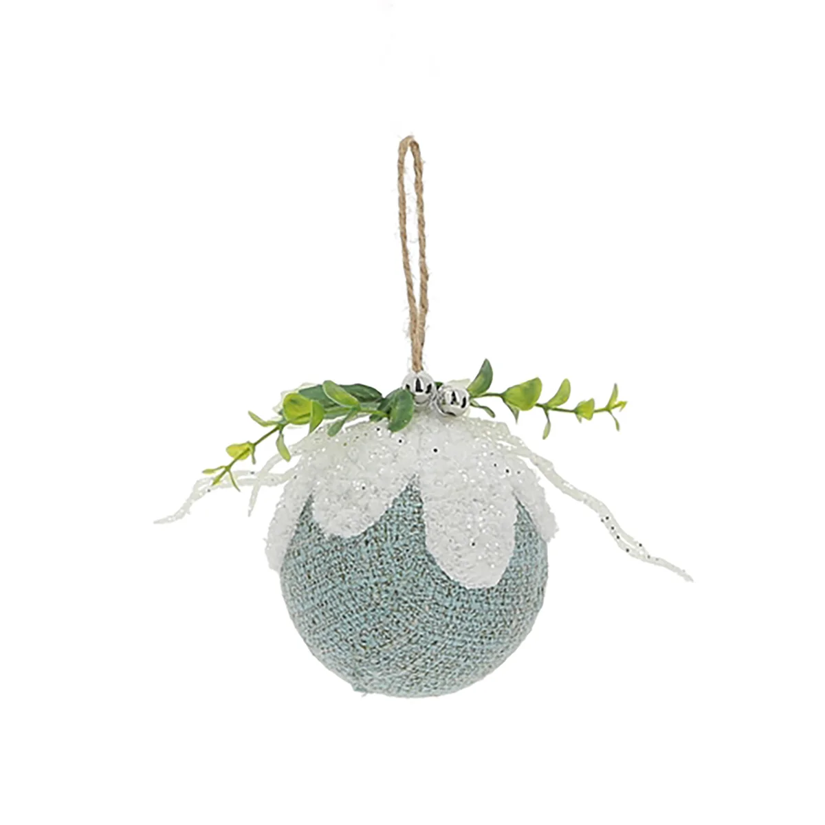 Bola com renda azul e branca 8cm by hôma, photo 1