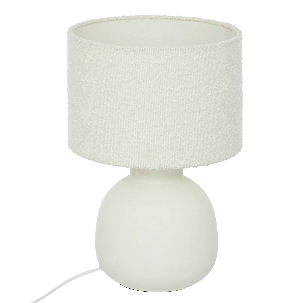 Candeeiro de mesa LALI com abajour em pelo bouclé by hôma, photo 1