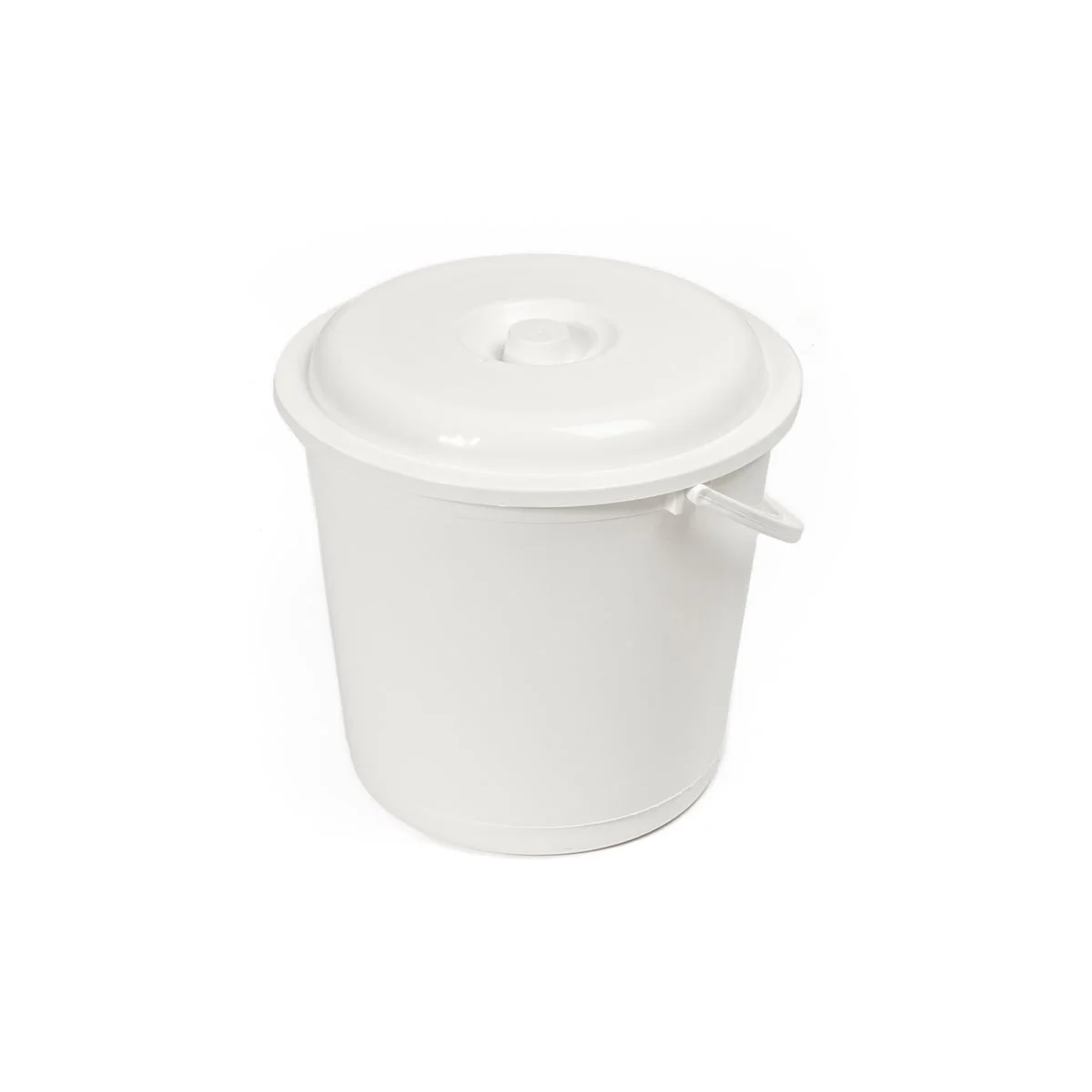 Balde com tampa EUROPA branco 16l da hôma, fotografia 1