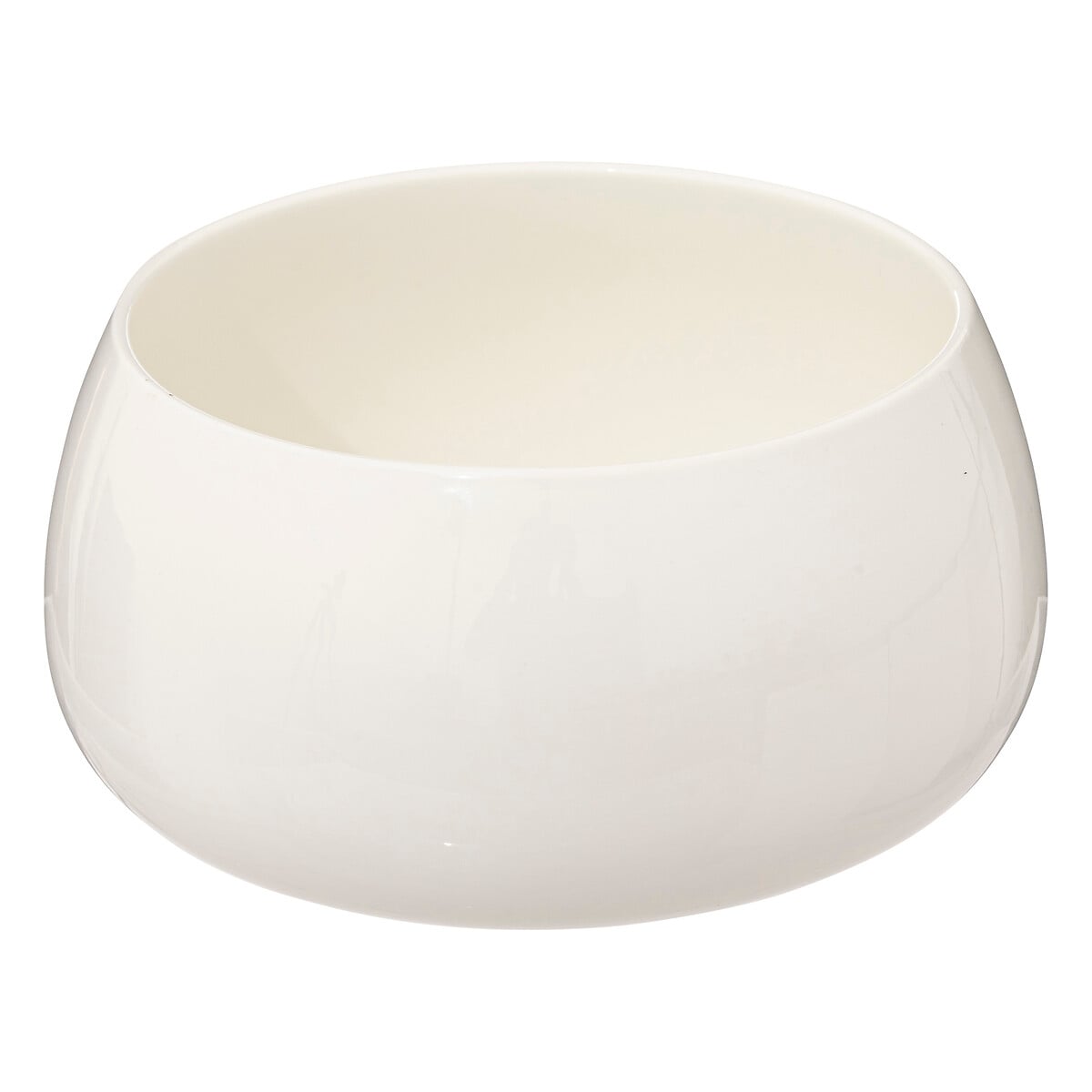 Saladeira NORA branca em porcelana 21cm da hôma, fotografia 1