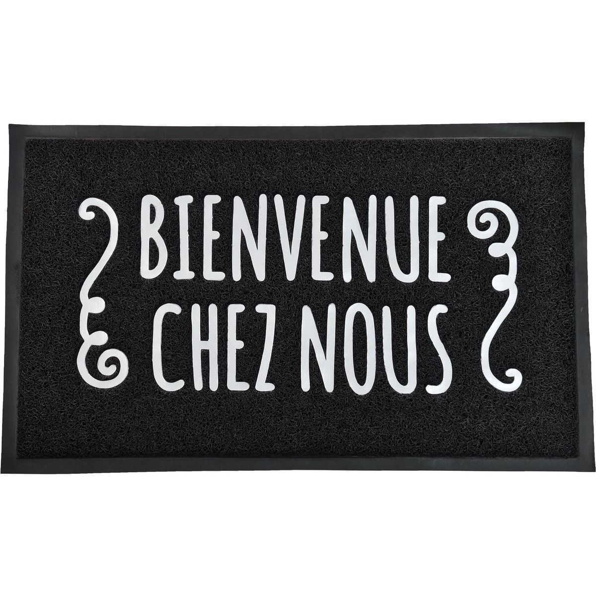 Tapete de entrada BIENVENUE preto by hôma, photo 1