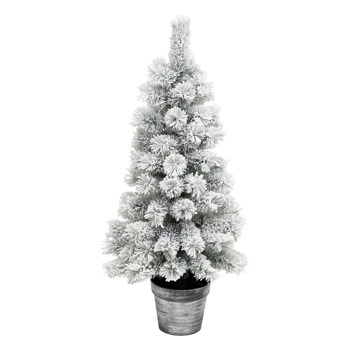 Árvore de natal decorativa WINDY PEAK com neve 100cm da hôma, fotografia 1