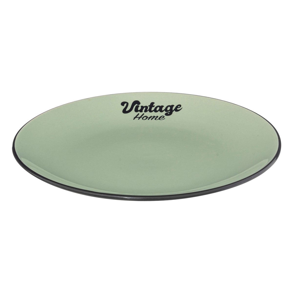 Prato de sobremesa BE VINTAGE verde 20cm by hôma, photo 1
