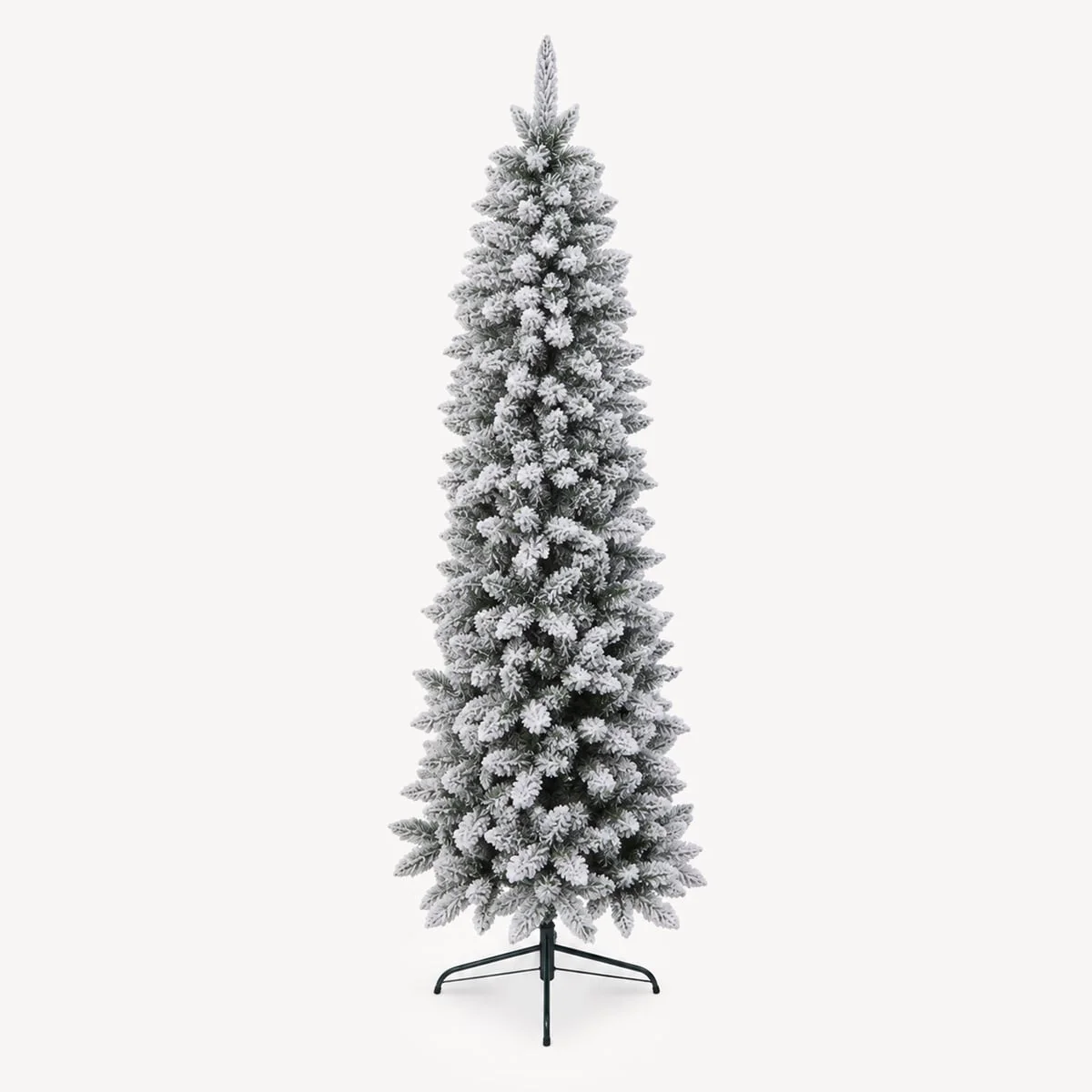 Árvore de natal VERTICA verde com neve 210cm da hôma, fotografia 1