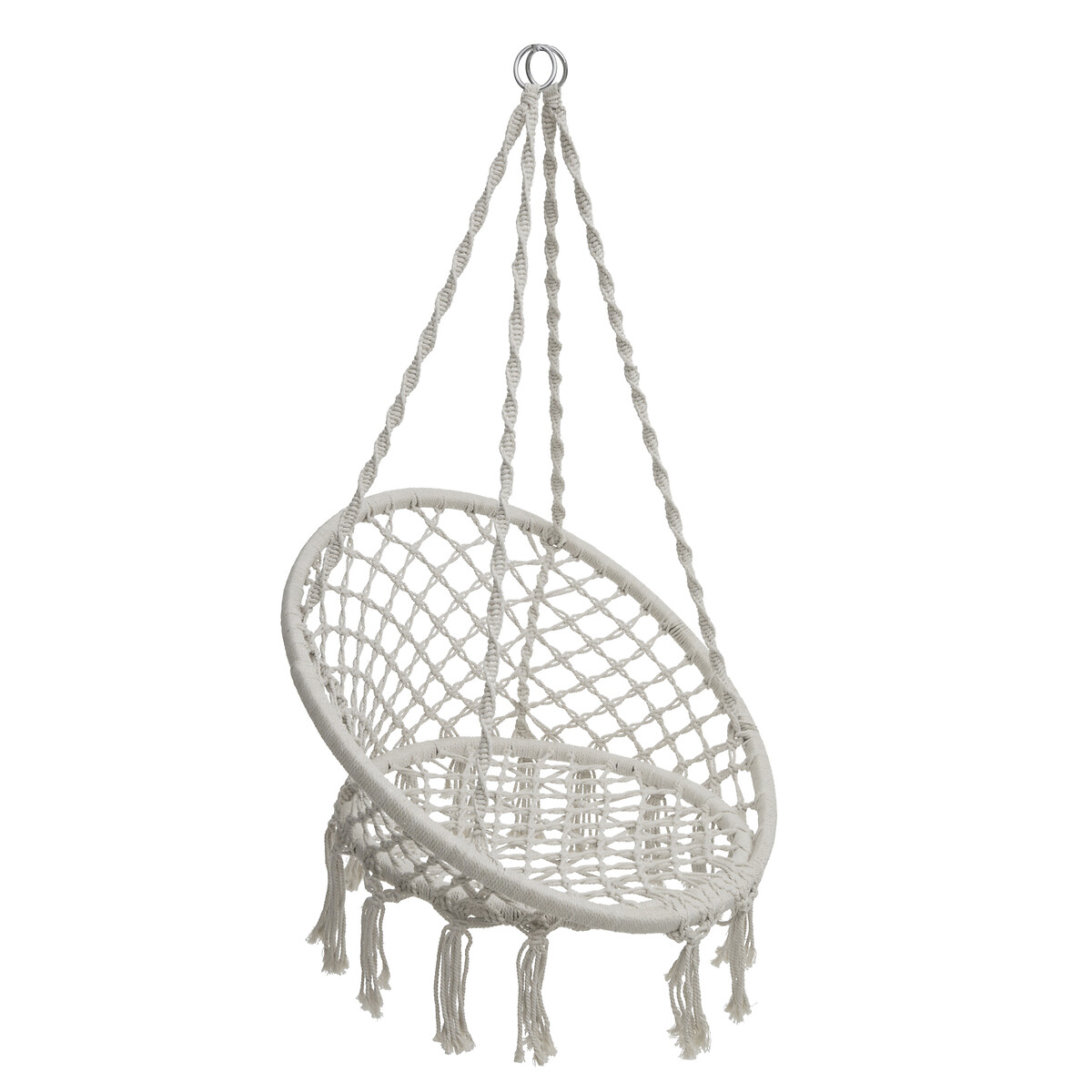 Cadeira Suspensa Plumaya Macramé Bege da hôma, fotografia 1