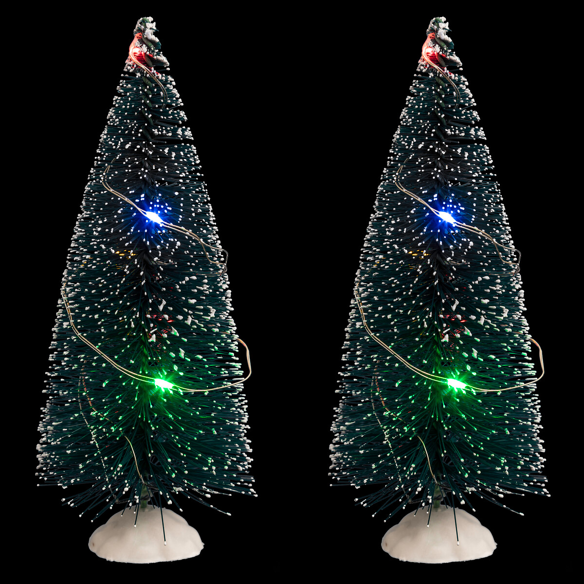 Conjunto De 2 Árvores De Natal Luminosas Multicolor da hôma, fotografia 1