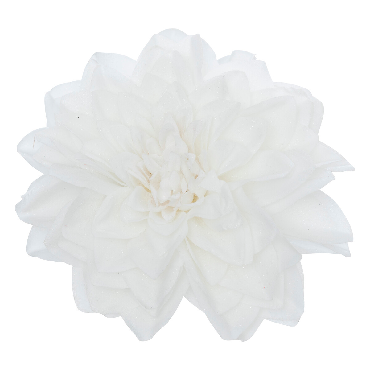 Flor dália branca com mola 20x10cm by hôma, photo 1