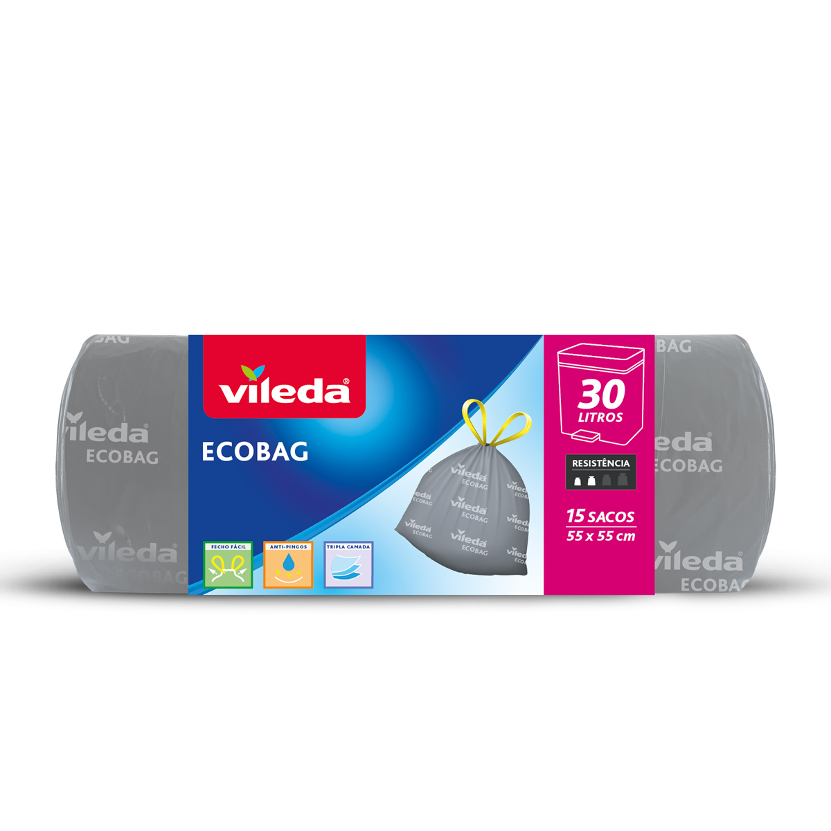 Saco do lixo ecológico 30l 15un VILEDA da hôma, fotografia 1