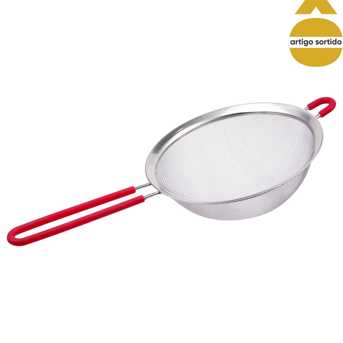 Coador em inox com cabo silicone 20cm da hôma, fotografia 1