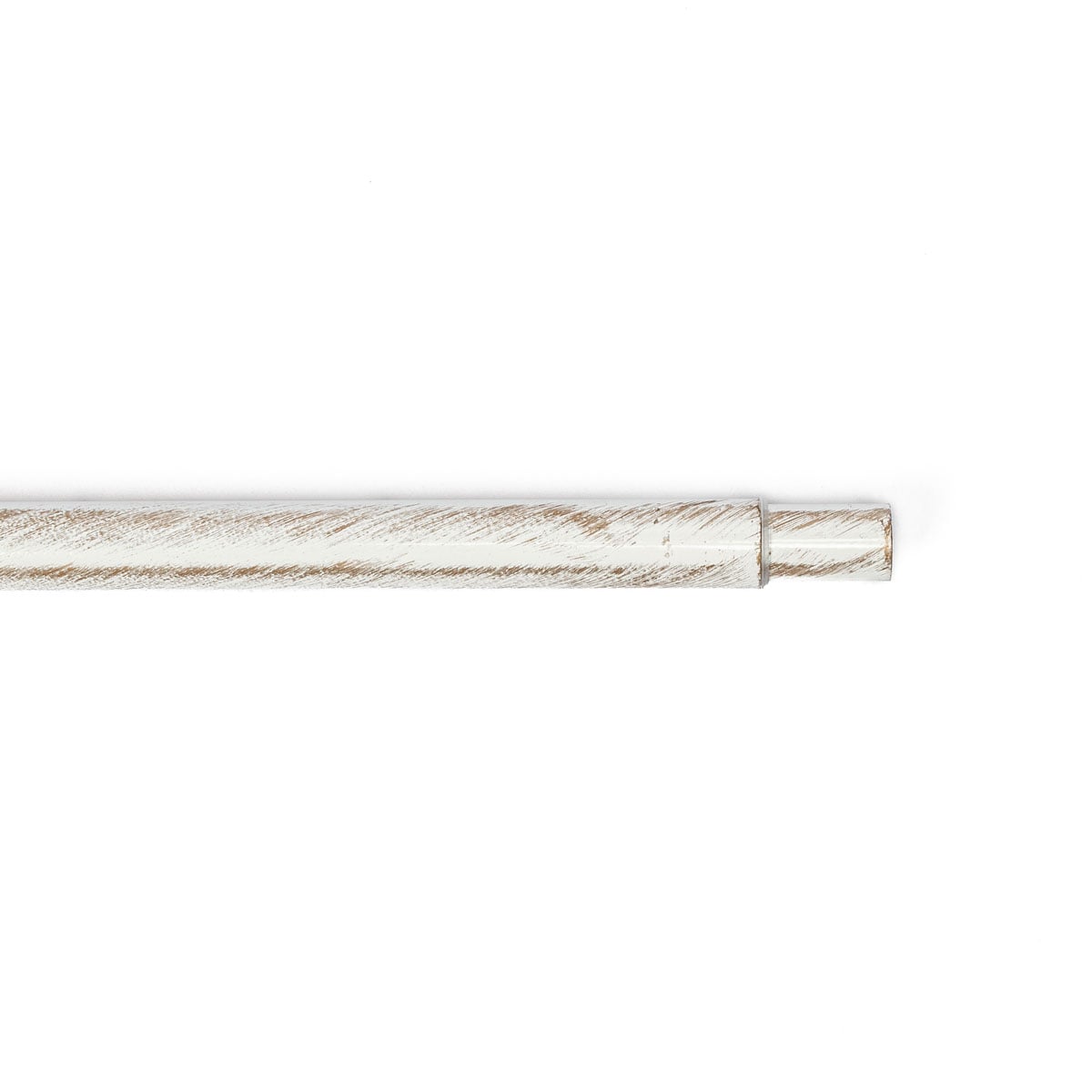 Ttubo de ferro forjado extensível branco e dourado 185-350cm da hôma, fotografia 1