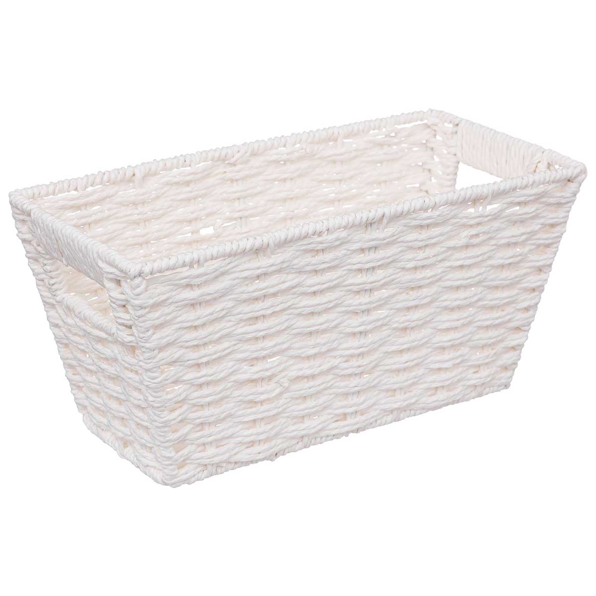 Cesto de arrumação COSTA branco 15x31cm da hôma, fotografia 1