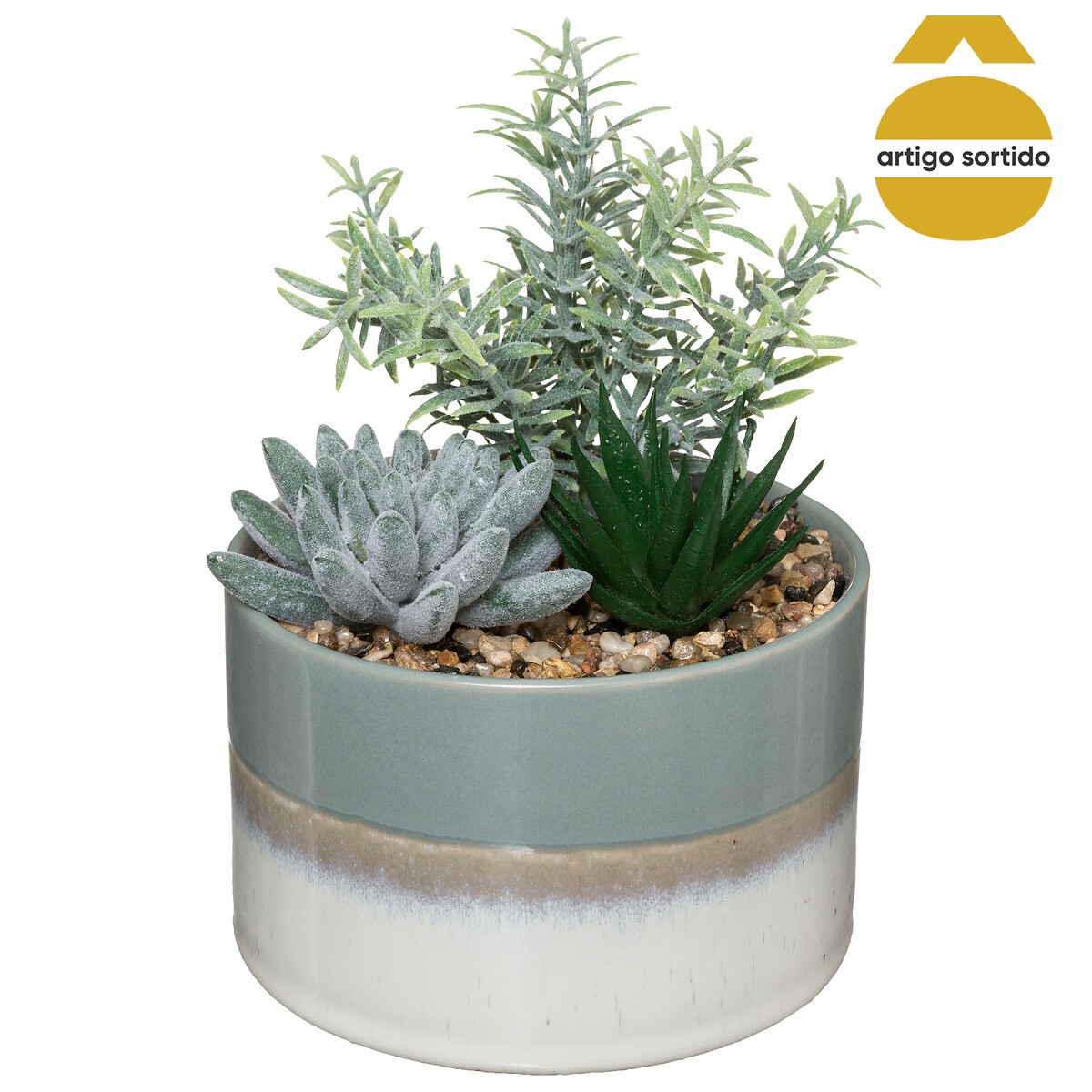 Vaso com planta artificial HOUSE 18cm by hôma, photo 1