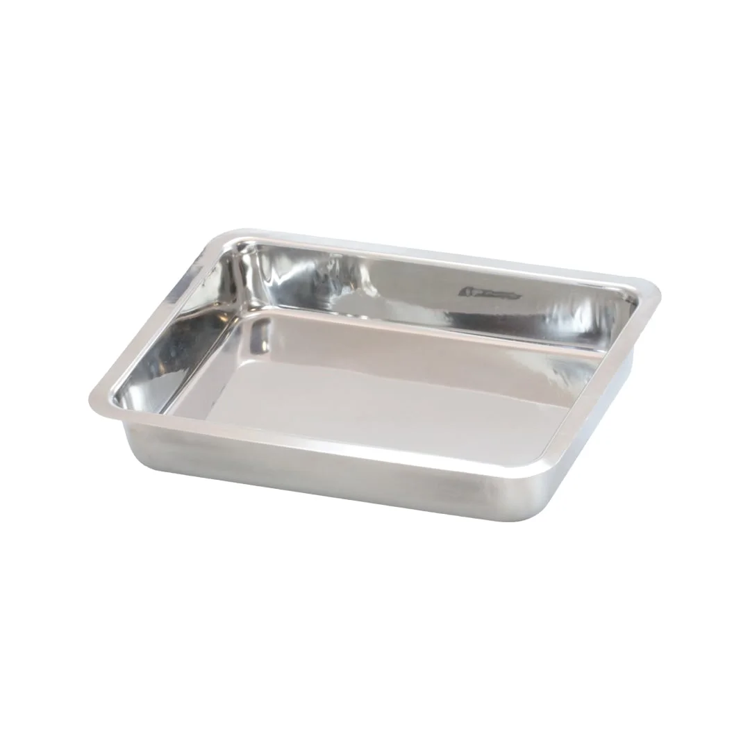 Assadeira inox rectangular 5,5x33x24cm da hôma, fotografia 1