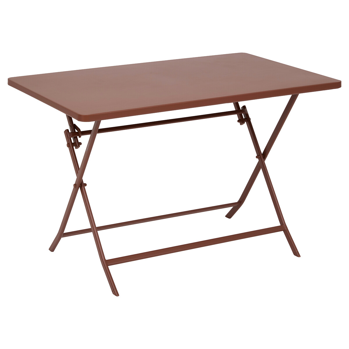 Mesa dobrável GREENSBORO rectangular acajou by hôma, photo 1