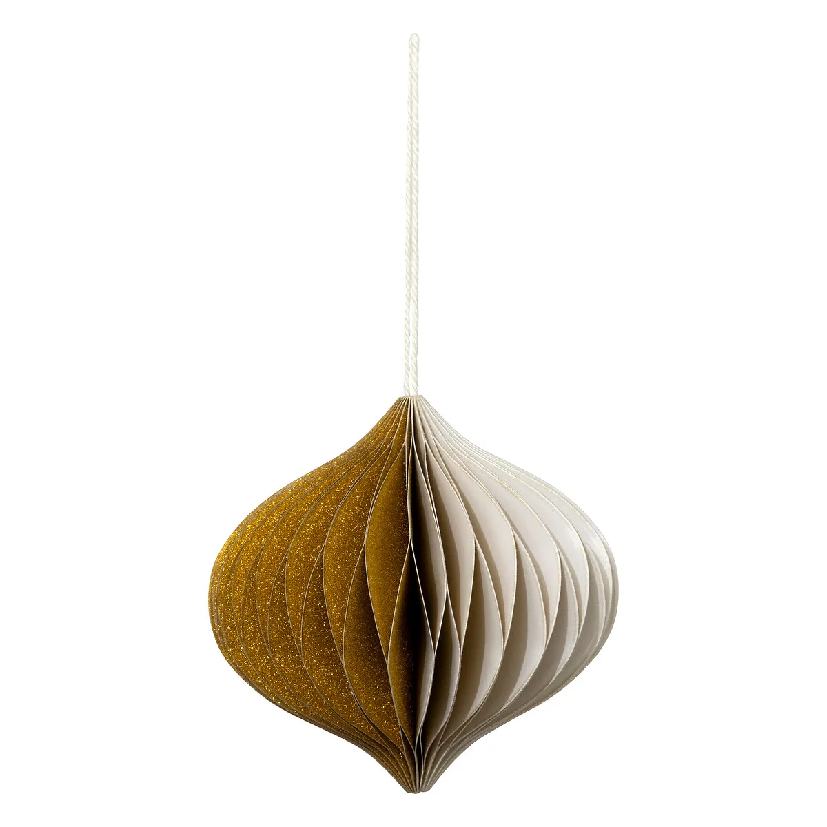 Bola origâmi dourada de papel 9cm by hôma, photo 1