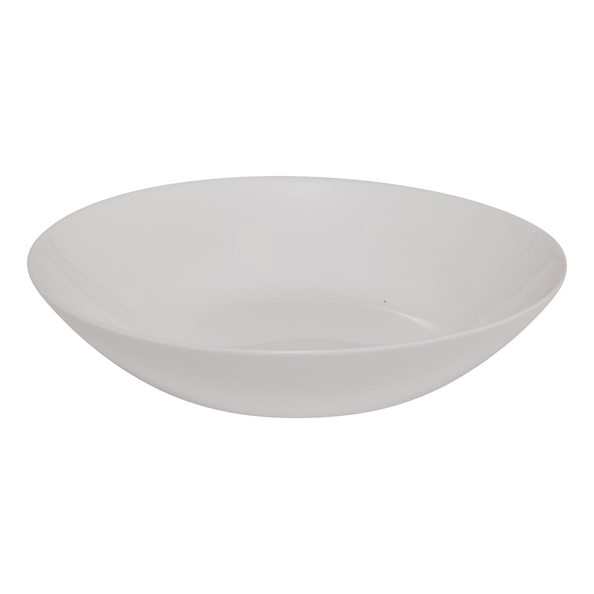 Prato de sopa LOUISE branco em vidro 20cm da hôma, fotografia 1