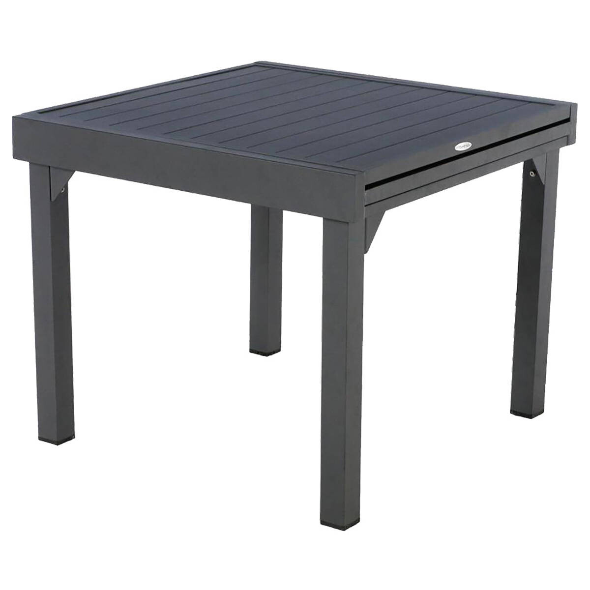 Mesa extensível PIAZZA cinza graphite 90-180cm da hôma, fotografia 1