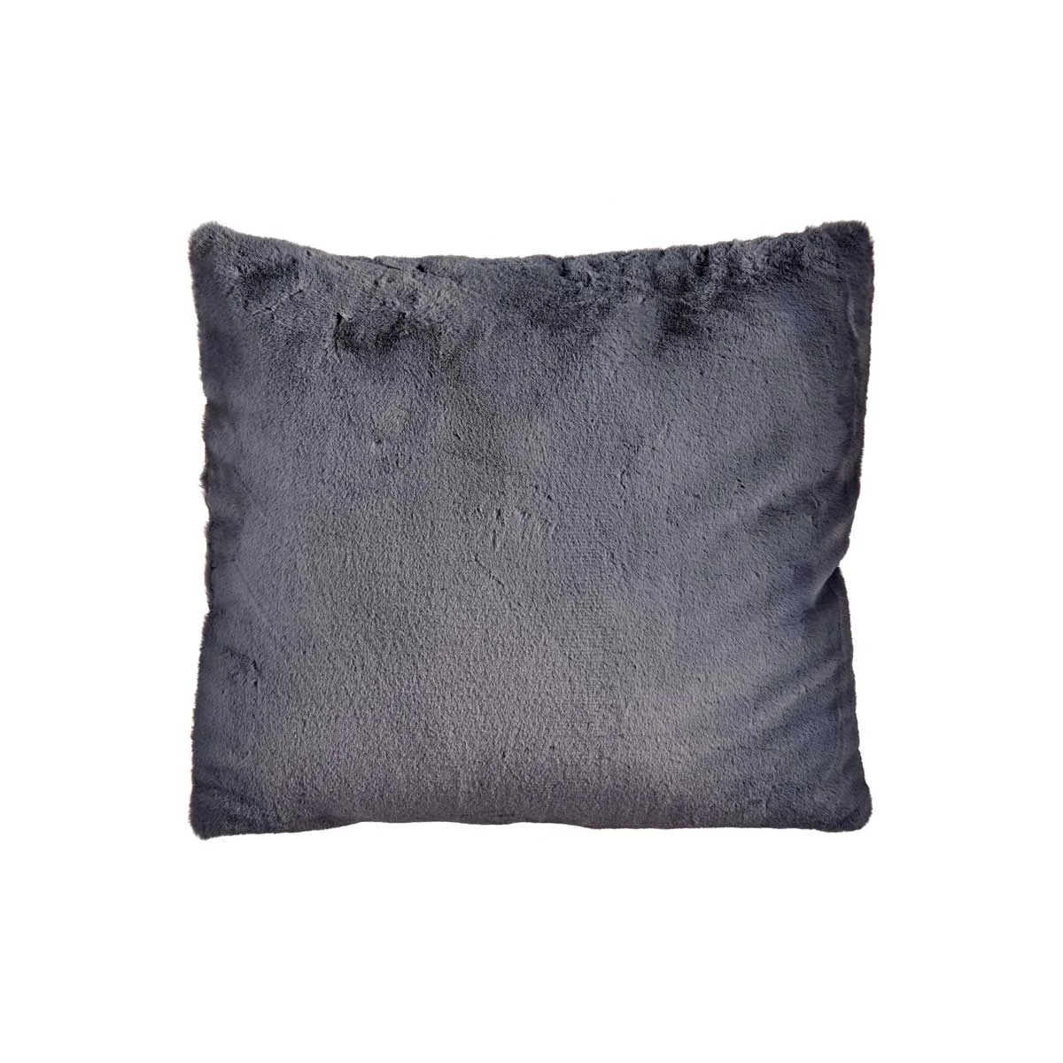 Almofada Cinza Escuro Com Pelo 60x60cm da hôma, fotografia 1