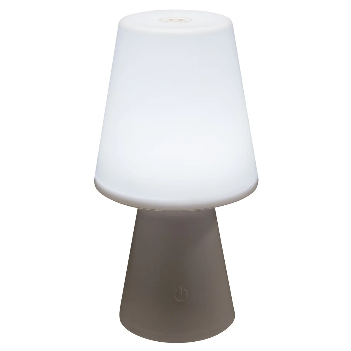 Candeeiro de mesa exterior branco led WIZA 23cm da hôma, fotografia 1
