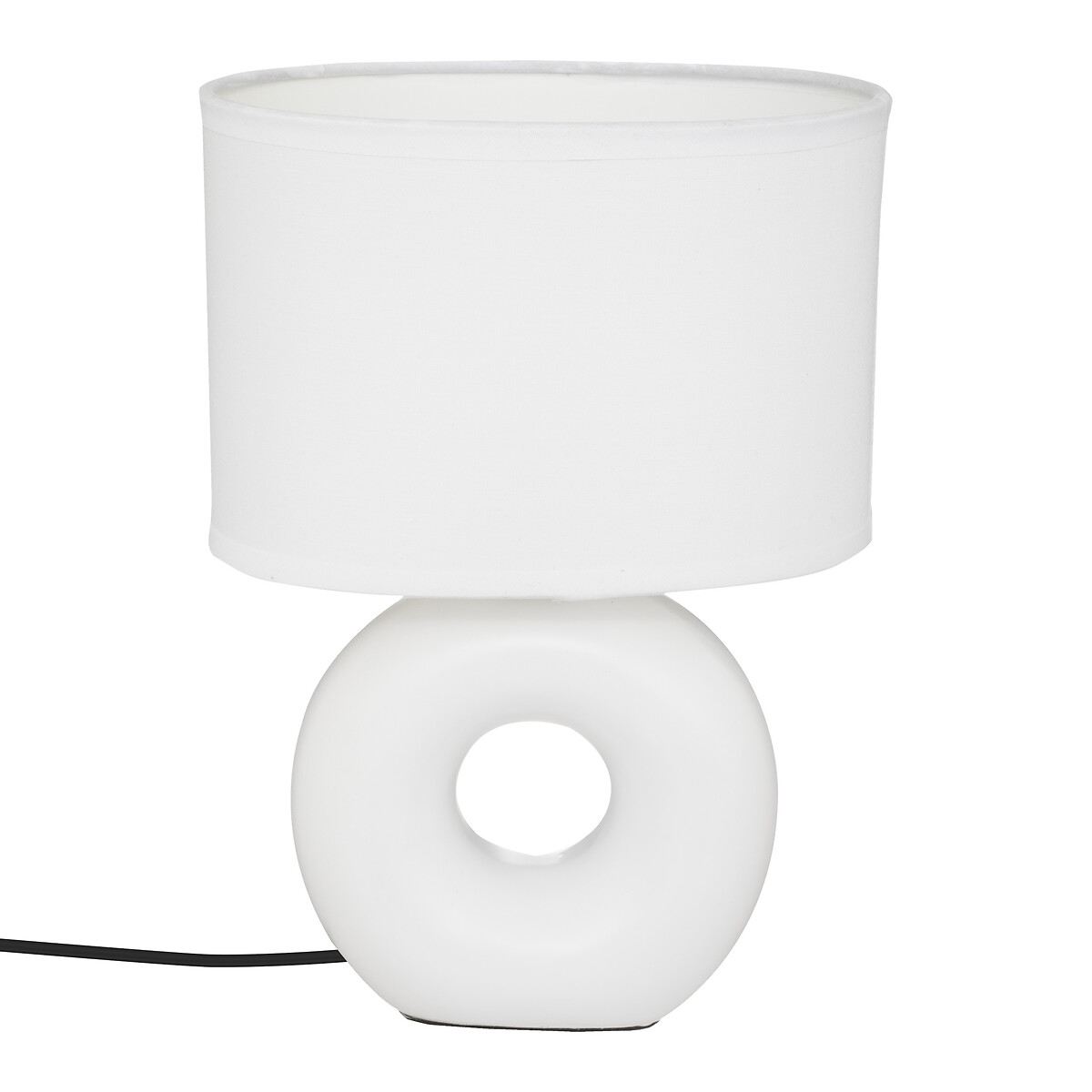 Candeeiro de mesa BARU branco 26cm da hôma, fotografia 1