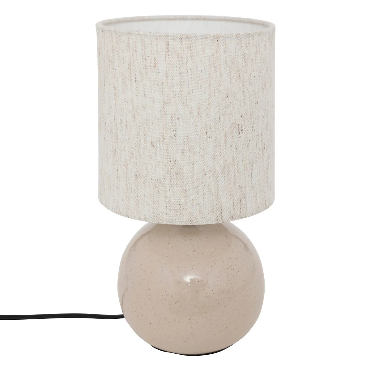 Candeeiro de mesa GAIA bege em cerâmica 28cm da hôma, fotografia 1